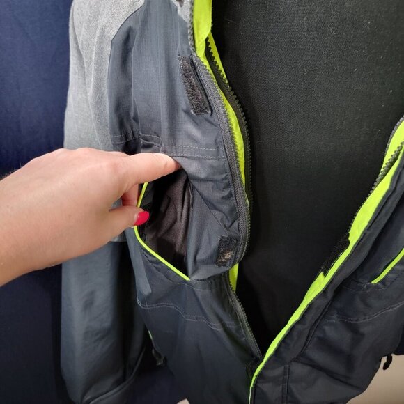 Gerry Boys Kids Youth Hooded Winter Jacket M 10/12 Grey Snow Skiing Snowboarding - Picture 7 of 11